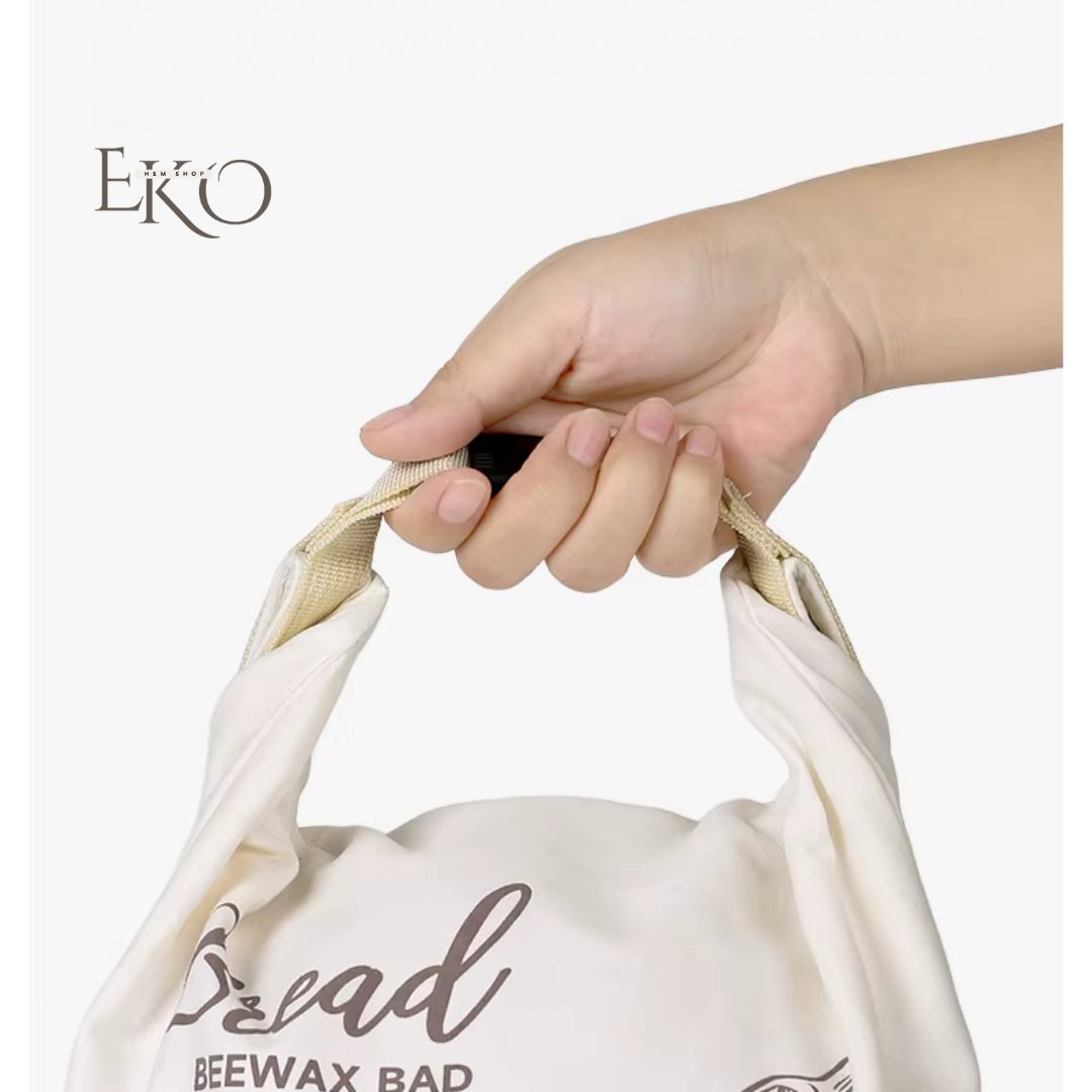 Organic Beeswax Bread Bag – 100% Cotton