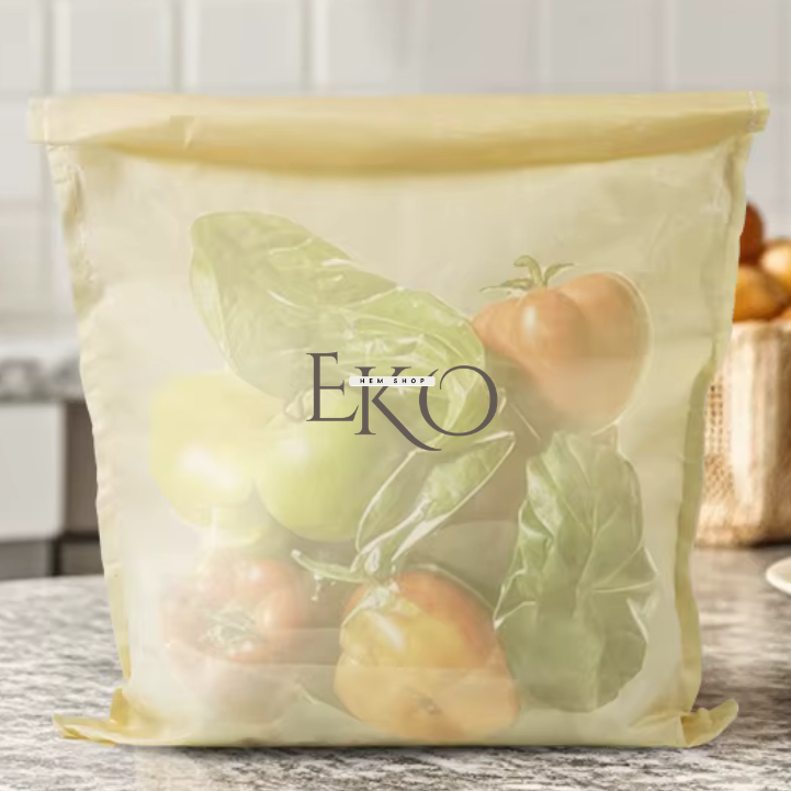 Sac à pain en cire d’abeille biologique – 100 % coton