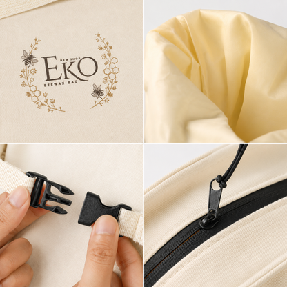 Mini Beeswax Bread Bag – 30 × 30cm