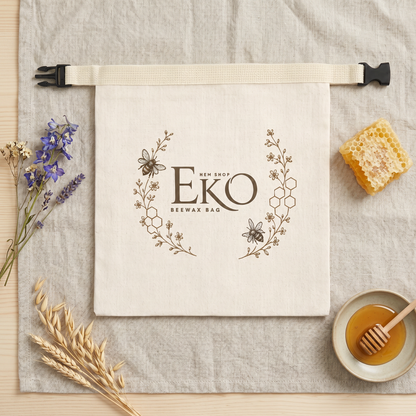 Organic Beeswax Bread Bag – 100% Cotton